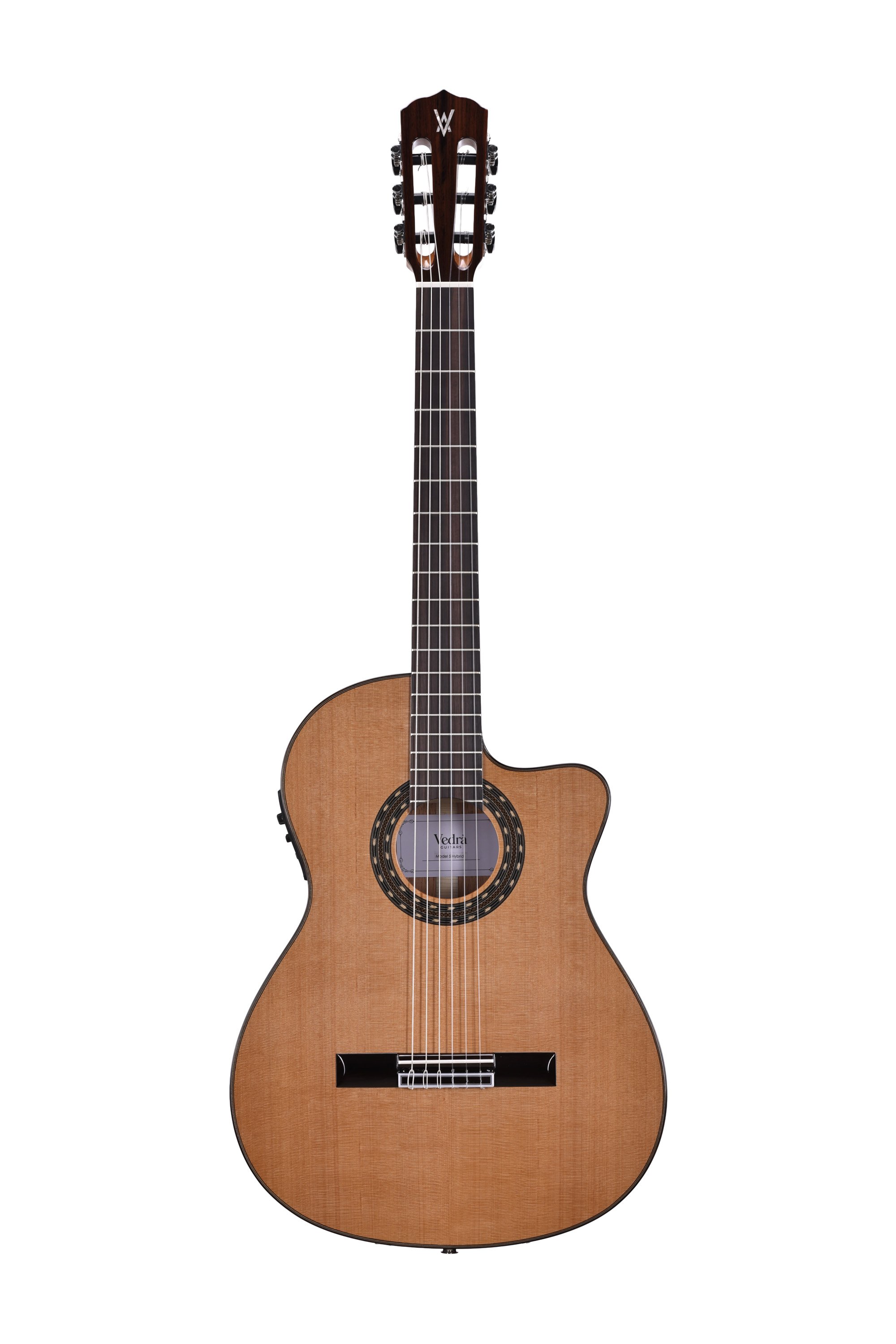 Vedra Model 5 Hybrid guitar, front view