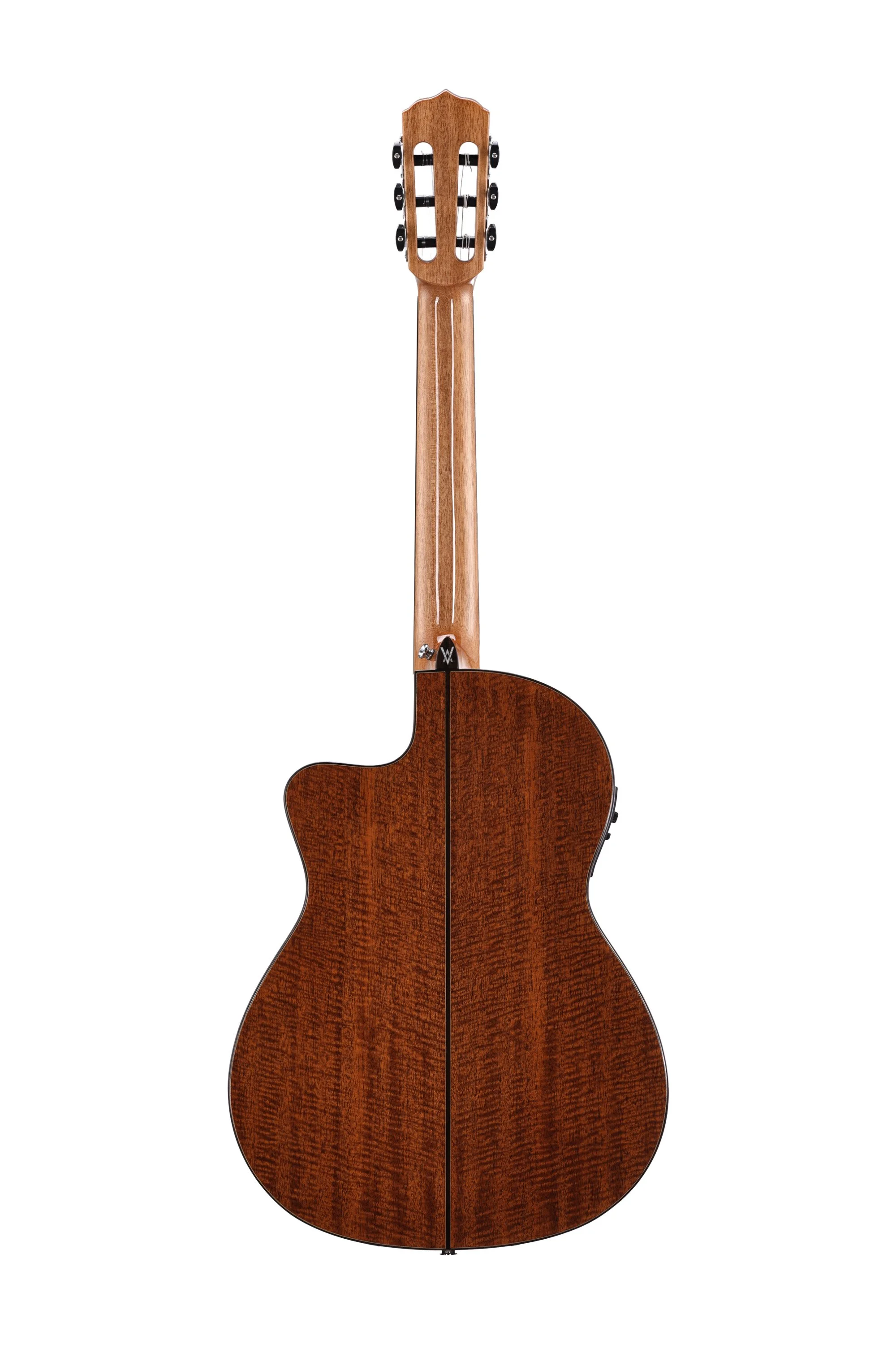 Vedra Model 5 Hybrid guitar, back view