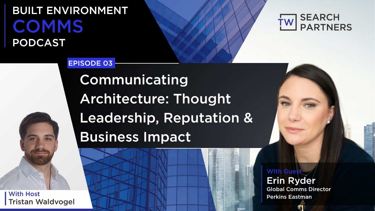 Built Environment Comms Podcast
Conversations with the communications leaders shaping real estate, architecture, design, and development.