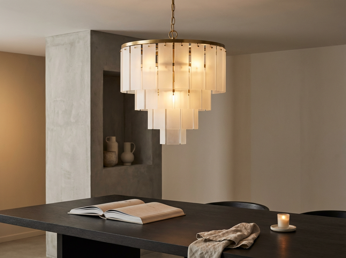 Glass Chandelier