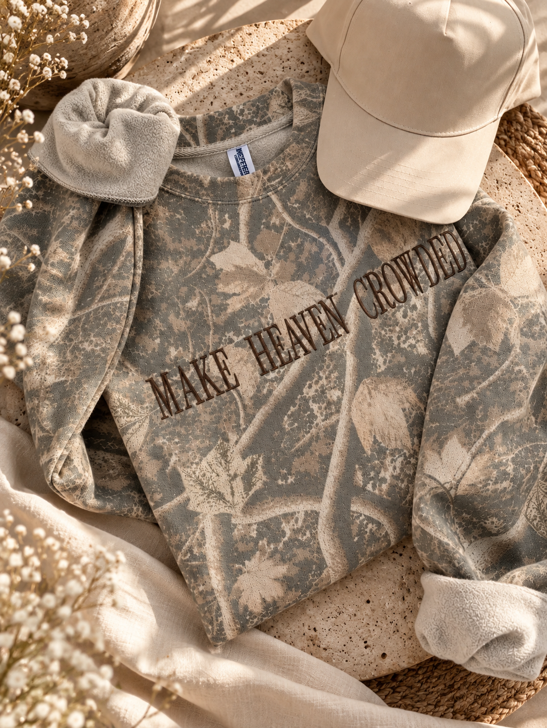 Make Heaven Crowded Sweater - Camo