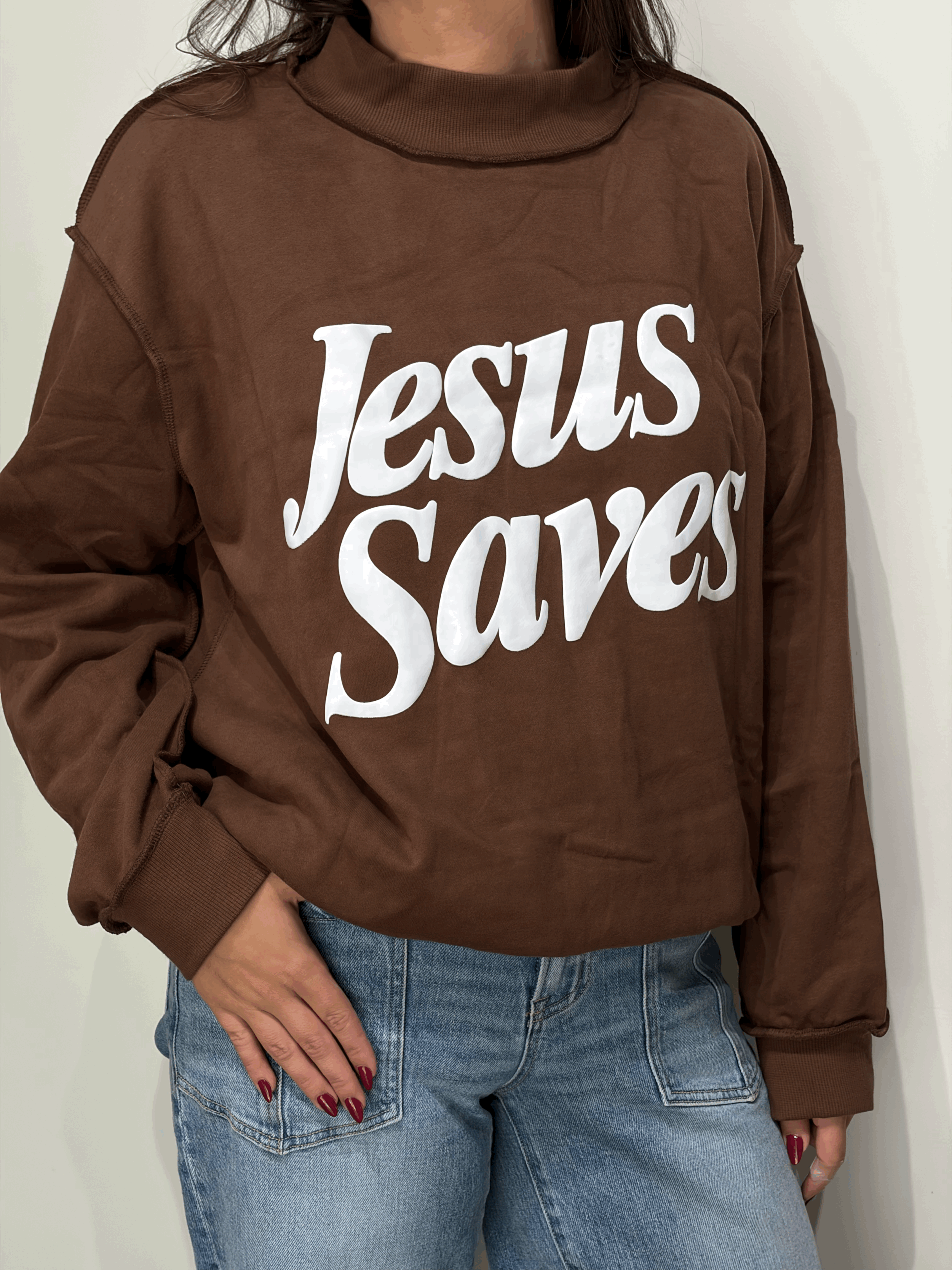 Jeus Saves Sweater