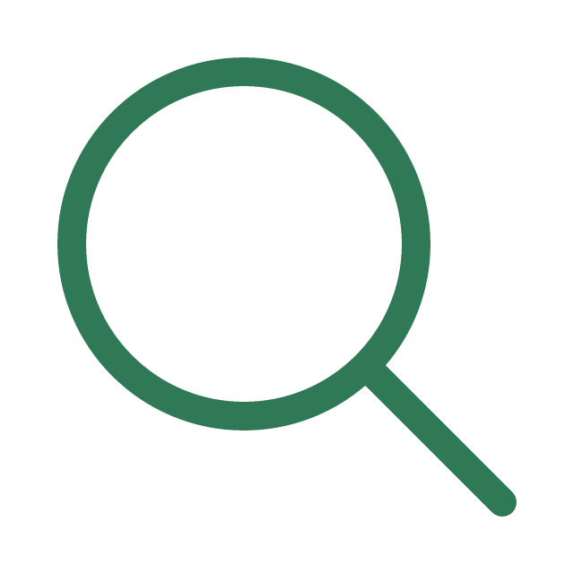 Magnifying glass icon.
