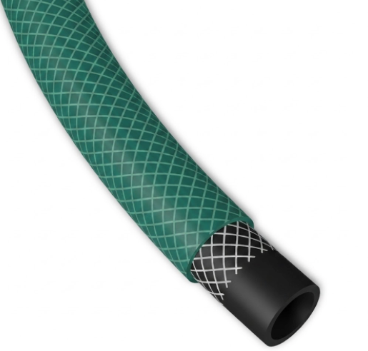 TUBO RETINATO NERO VERDE