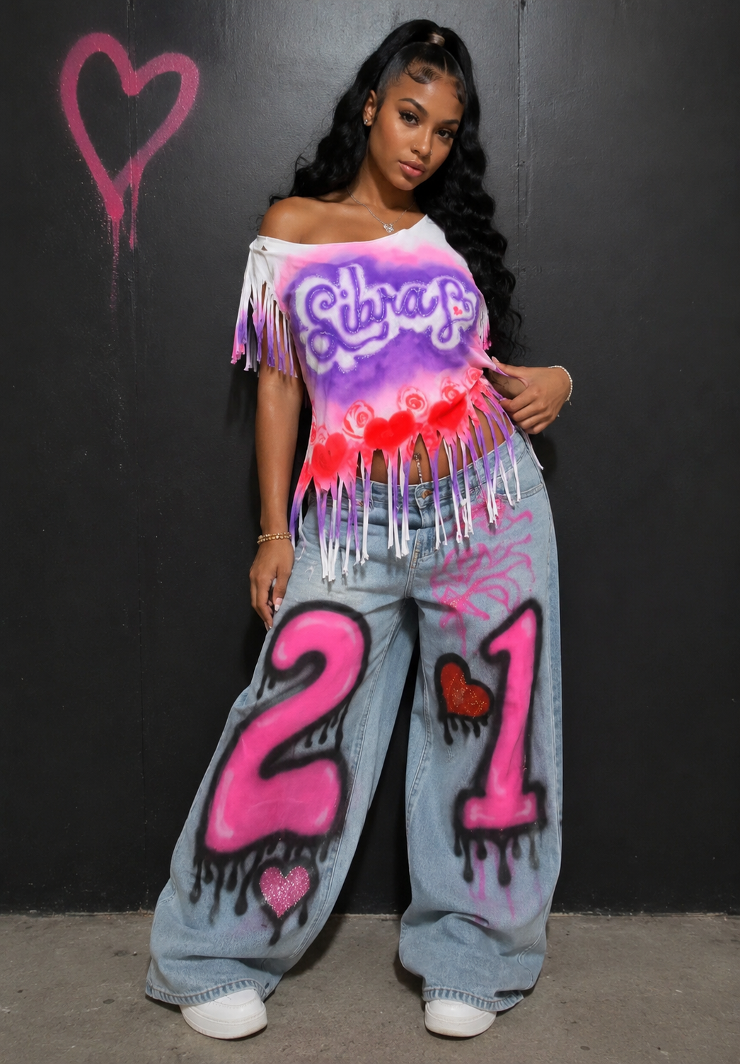 Custom air brushed outfits