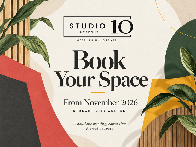 Studio 10 Utrecht: book your space, from November 2026 in Utrecht city centre