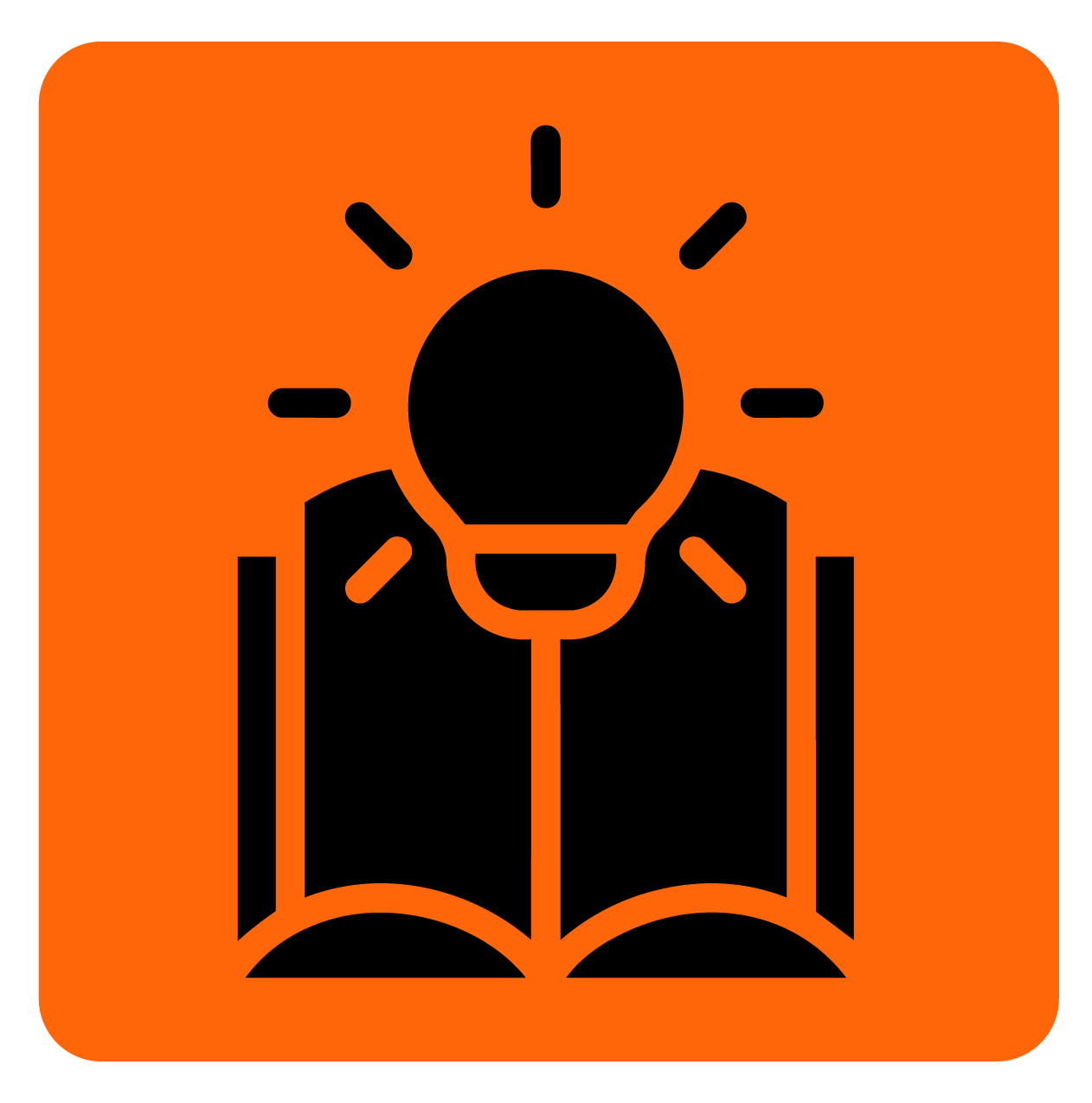 book with lightbulb icon