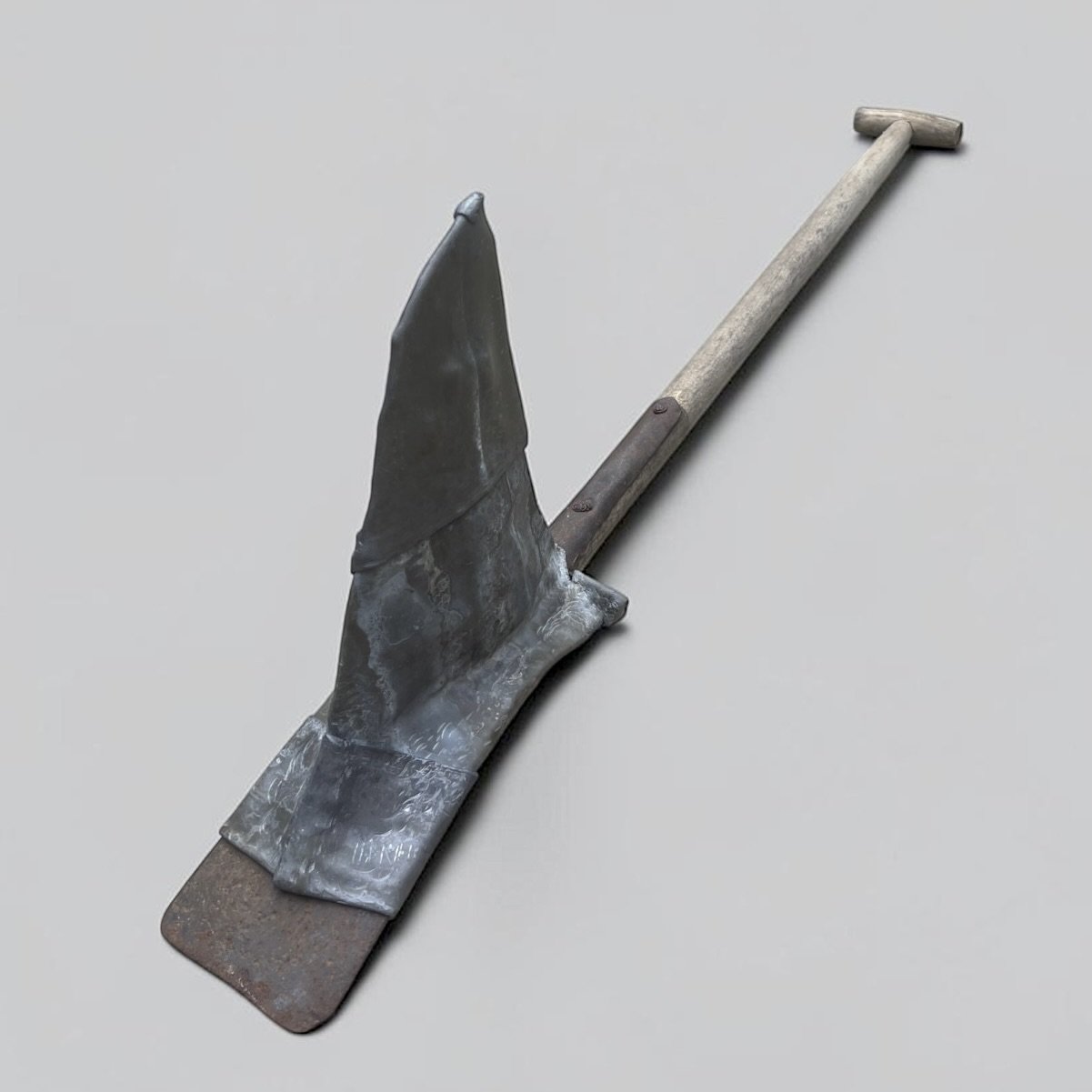 Depth, 2026
Turf spade and lead
89 × 120 × 12 cm