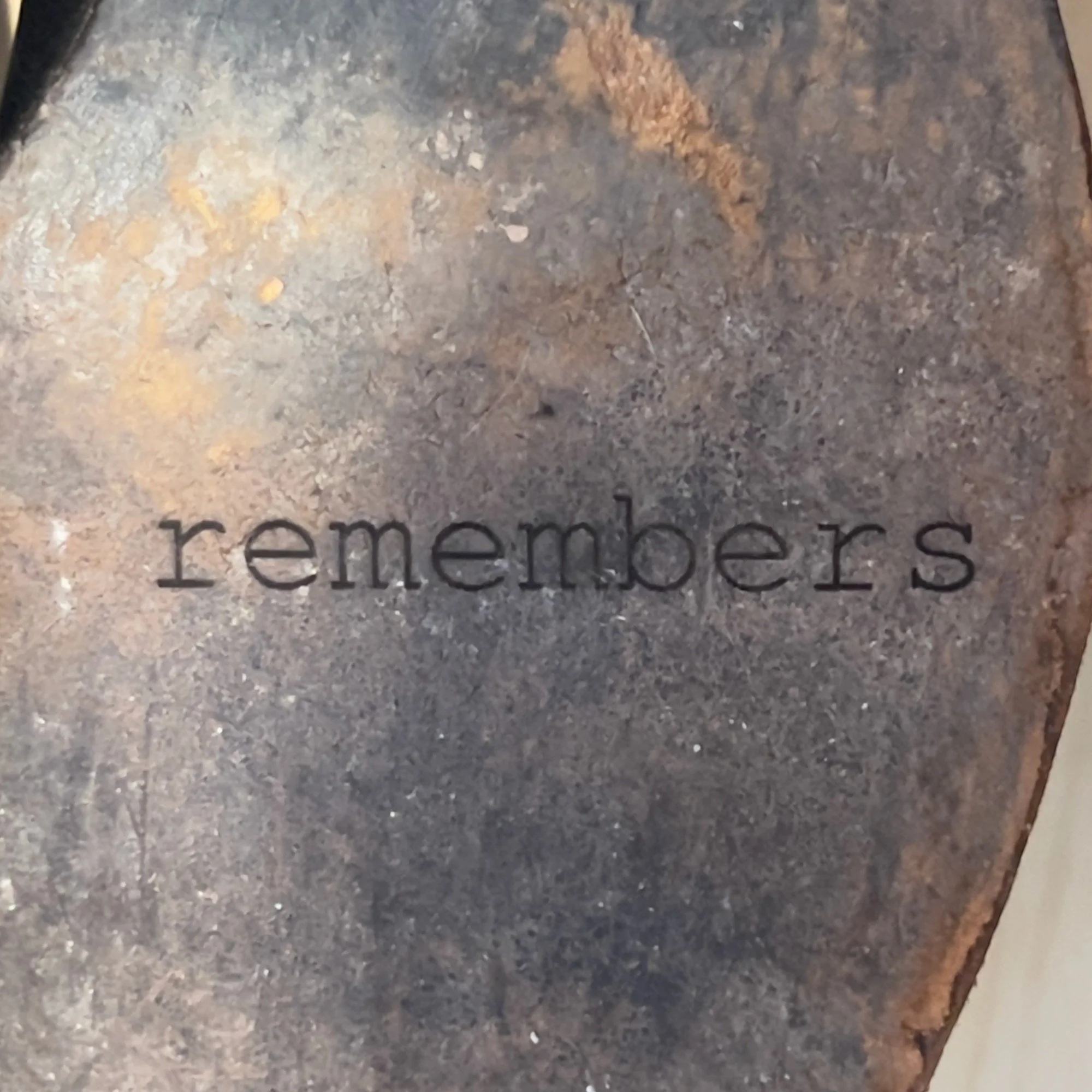 Working Object 03, 2026
Close-up, right shoe