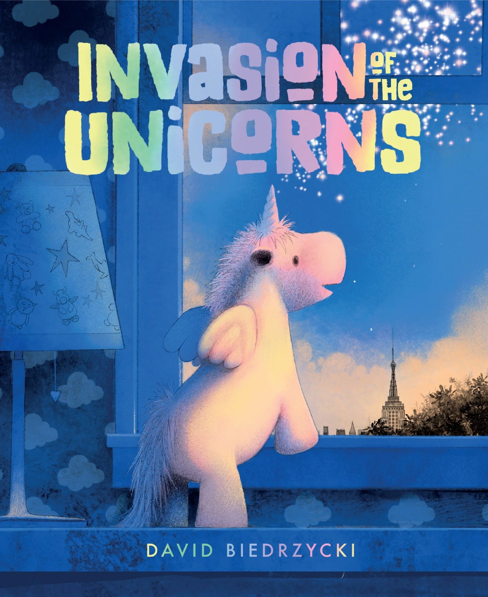 Invasion of the Unicorns book cover by David Biedrzycki.