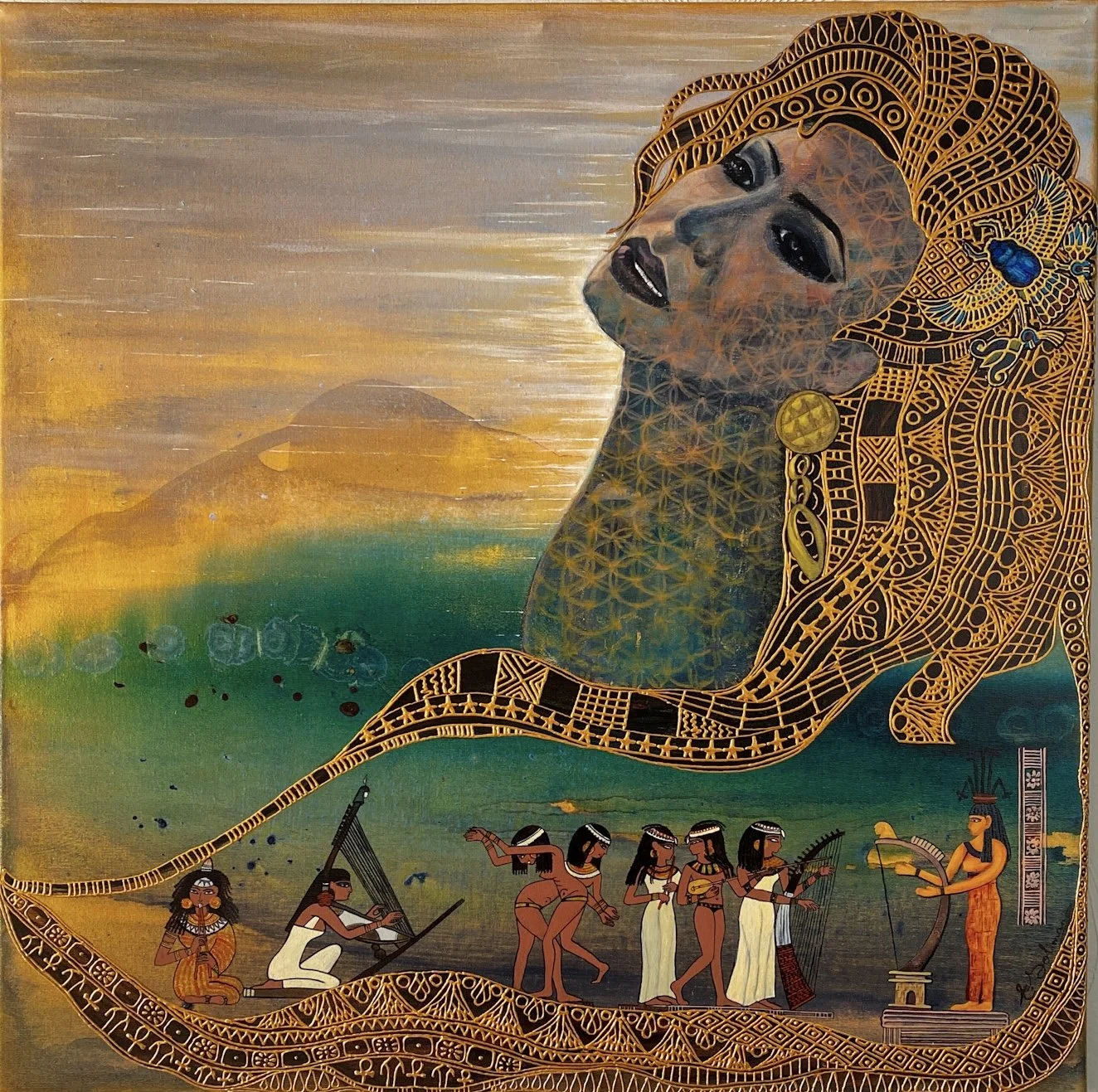 ''Origin of Music and Dance'', Origin of Art series, 2023