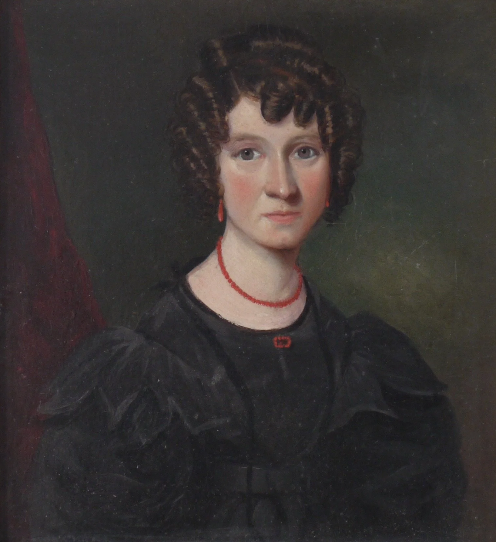 Late 19th Century English School Portrait - Oil on Board