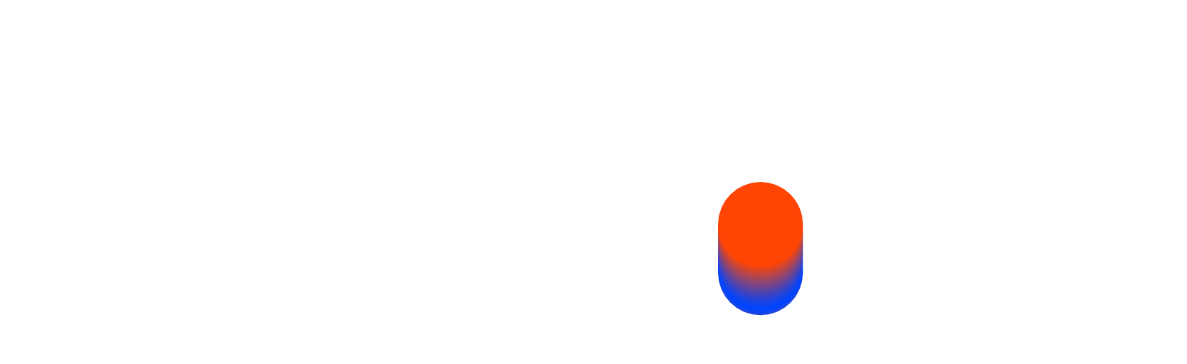 Rendered 3D scientific visualization with colorful gradient representing a data simulation.