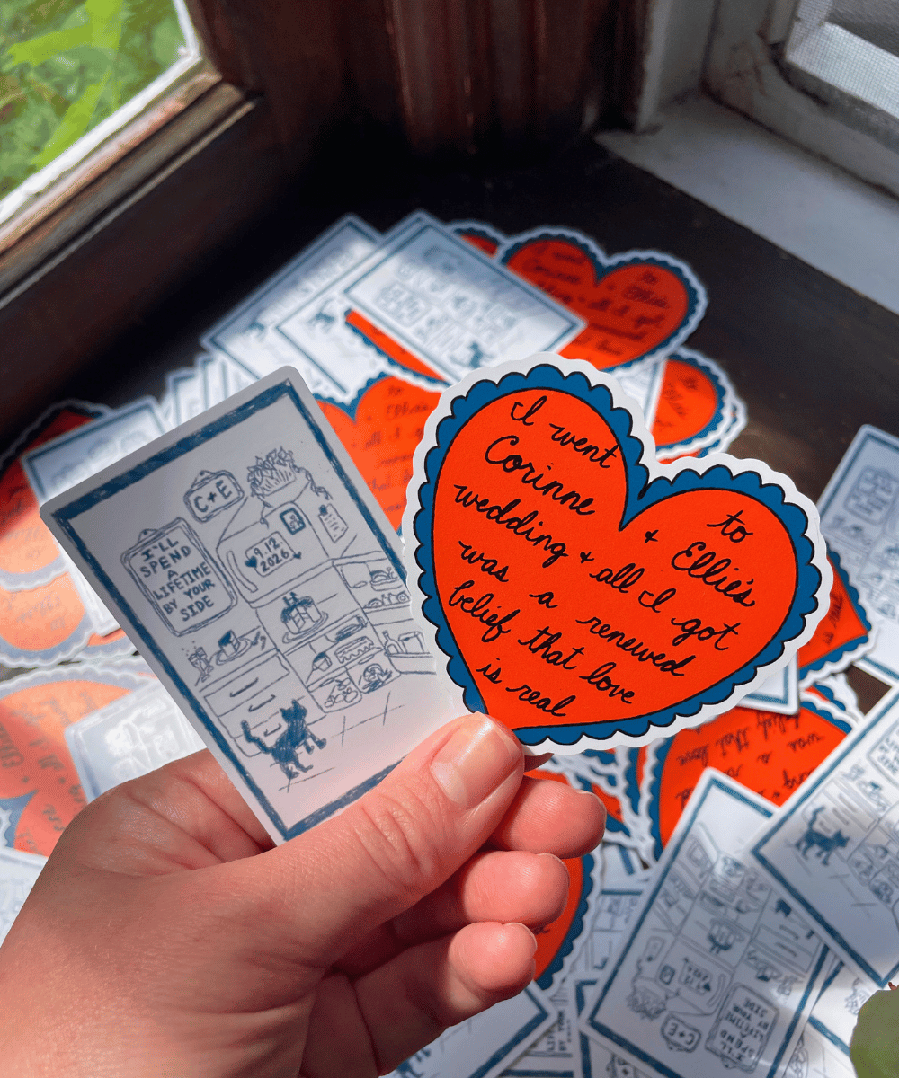 hand drawn stationery