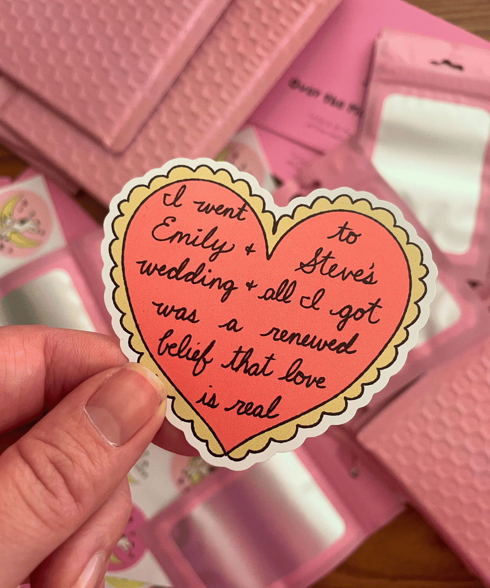 bridal stickers