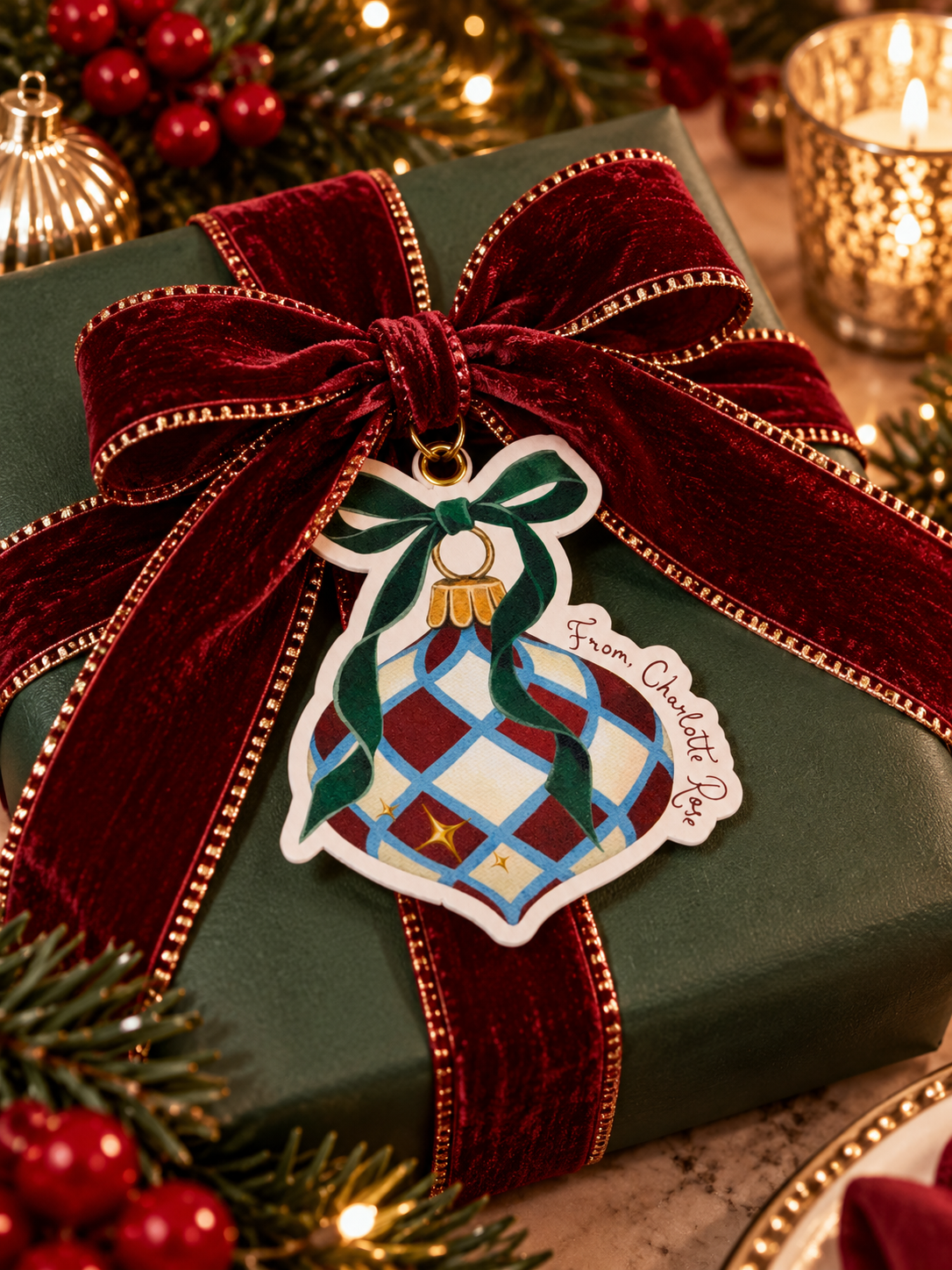 Heirloom Ornament Gift Tags