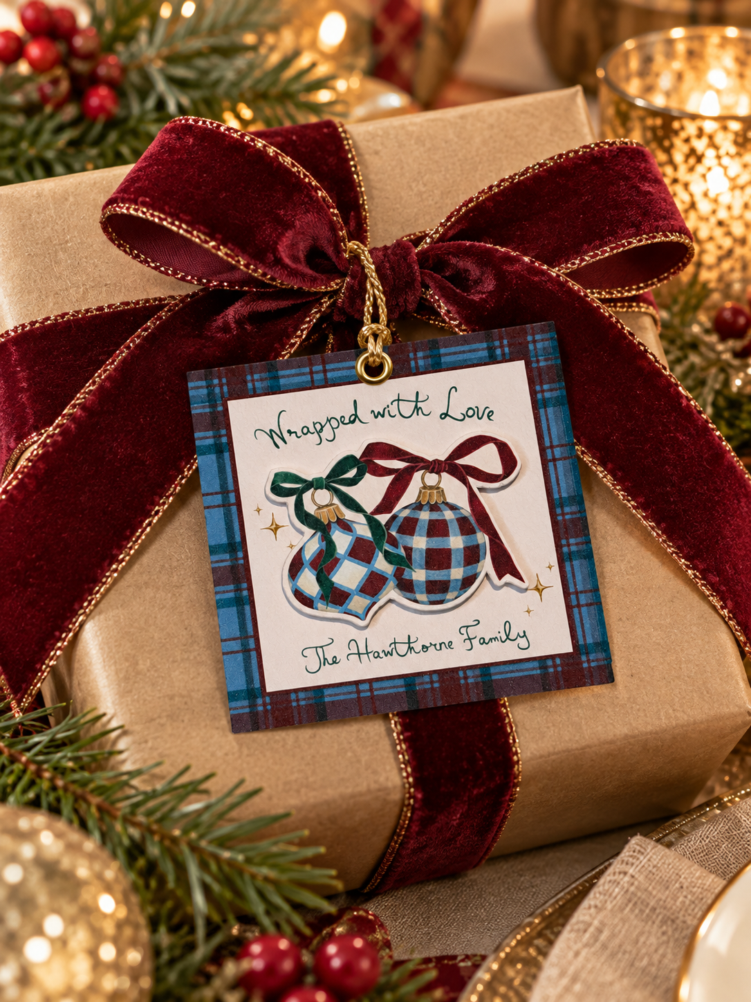 Heirloom Ornament Gift Tags