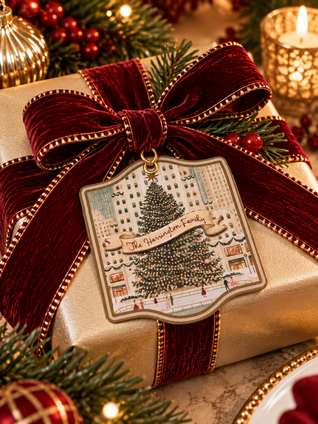 Christmas Tree Gift Tag
