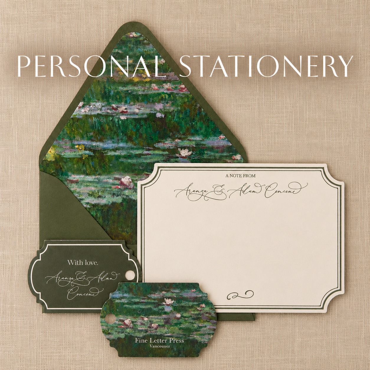 Personal Stationery in Olive and Watercolour.png
