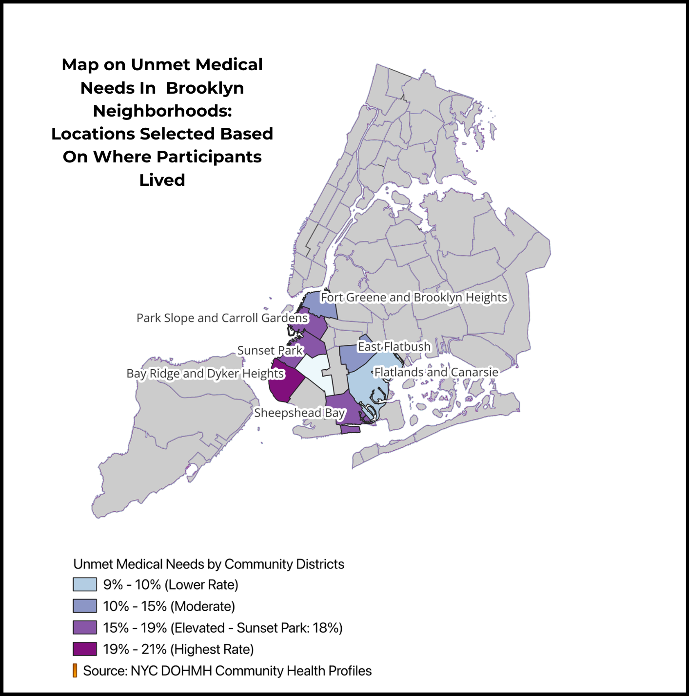 THE HEALTHCARE ACCESS DIVIDE: GEOGRAPHIC CONCENTRATION OF UNMET NEED