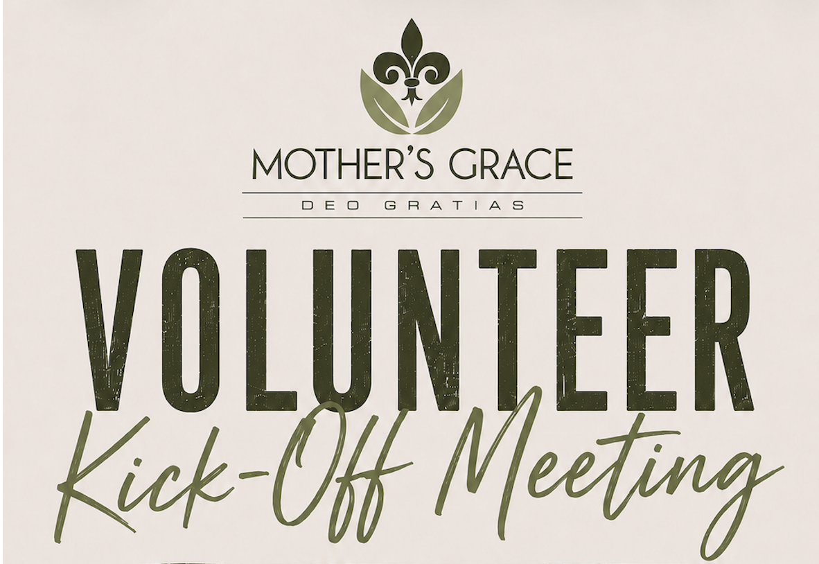 Show Up for Grace: Volunteer Kick-Off Meeting