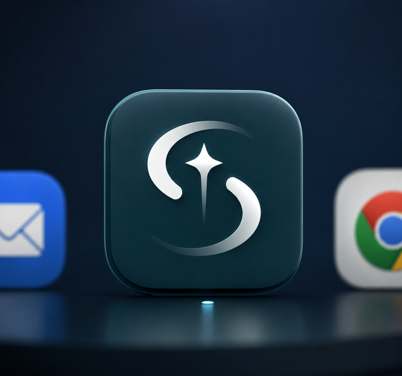 Icono de una luna y una estrella, relacionado con la aplicación de Meditación y relajación en un teléfono móvil.