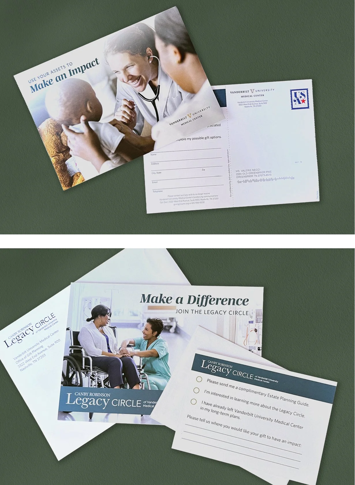 Vanderbilt University Medical Center Direct Mail