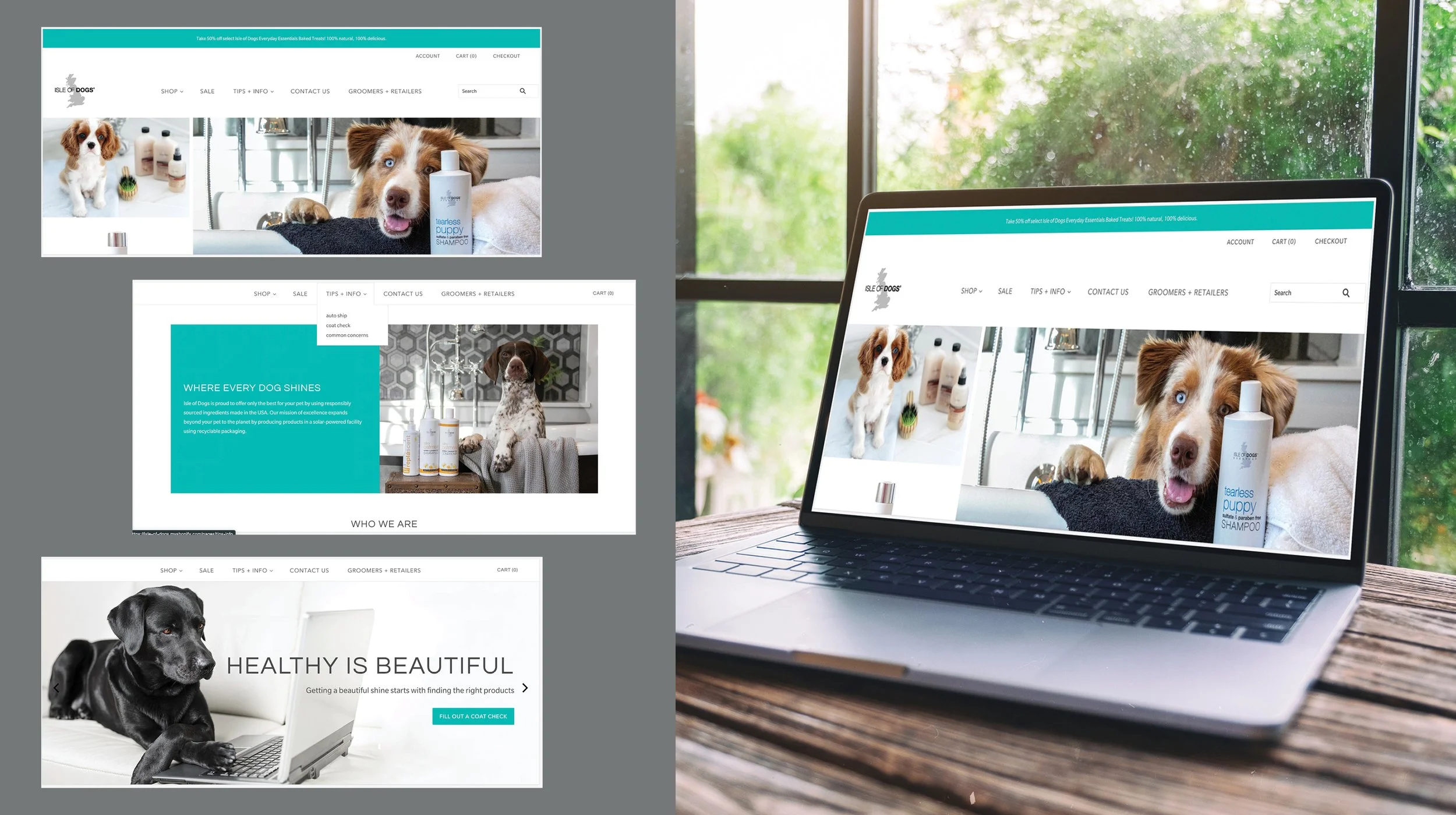 Isle of Dogs Shopify Website