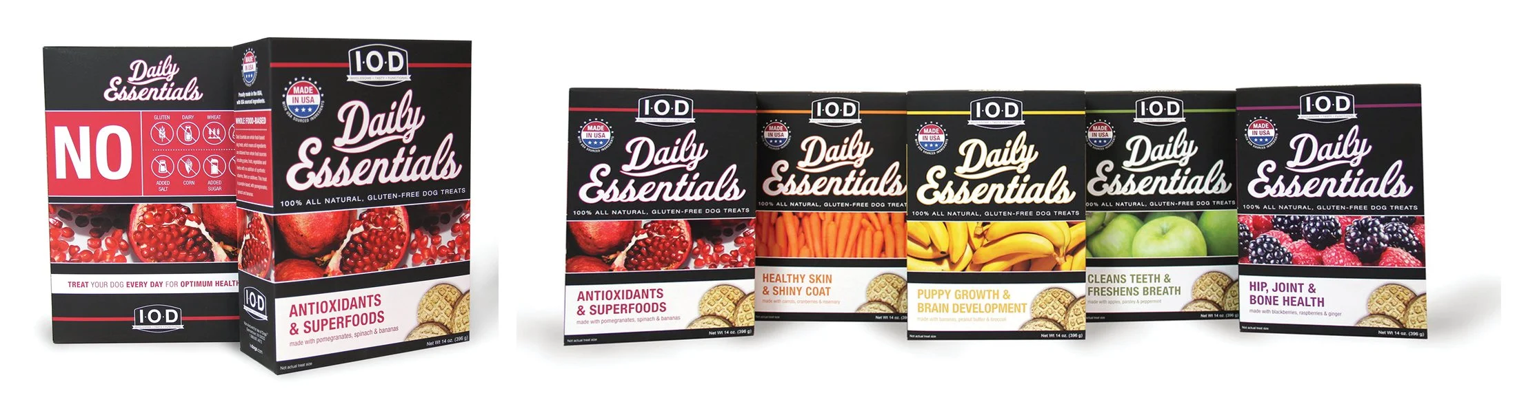 Daily Essentials Dog Treats - featured in Communication Arts Magazine