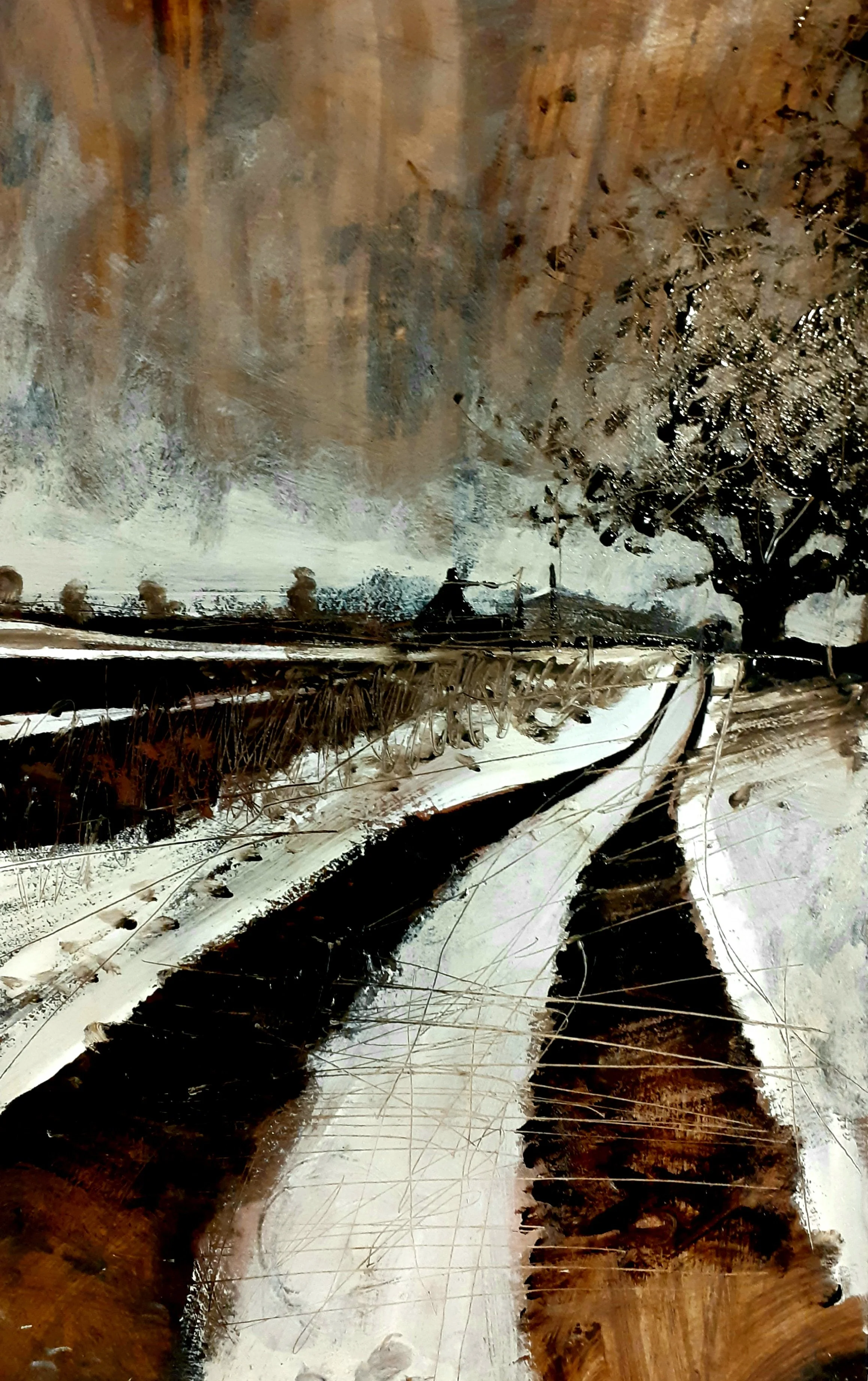Tracks to the Farm