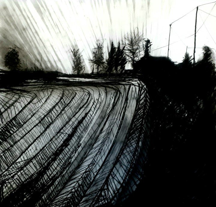 Ploughed Field (Winter)