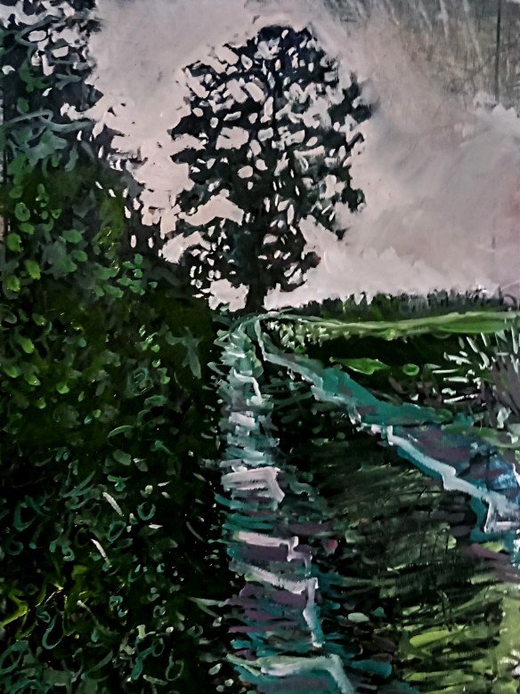 The Farm Road to Dusk