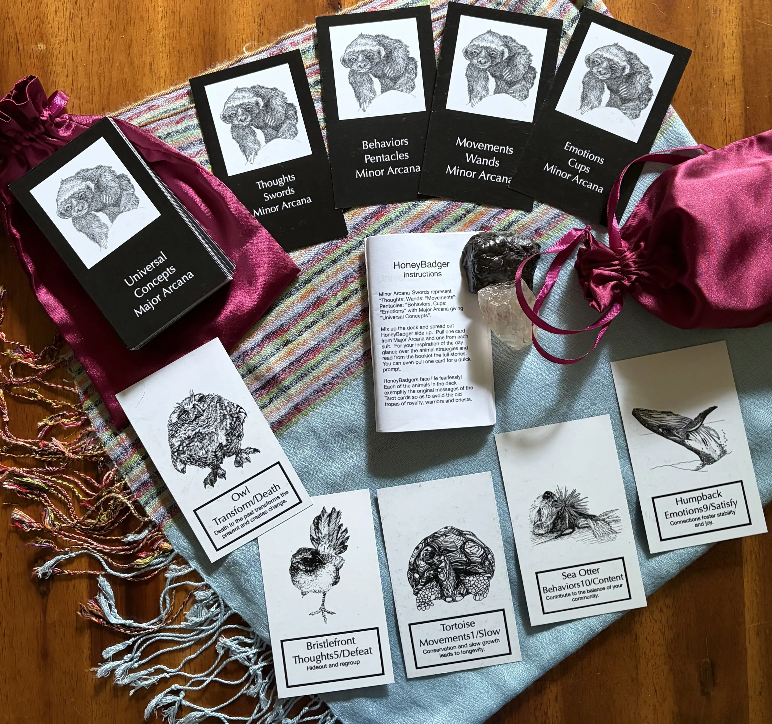 HoneyBadger Tarot Cards