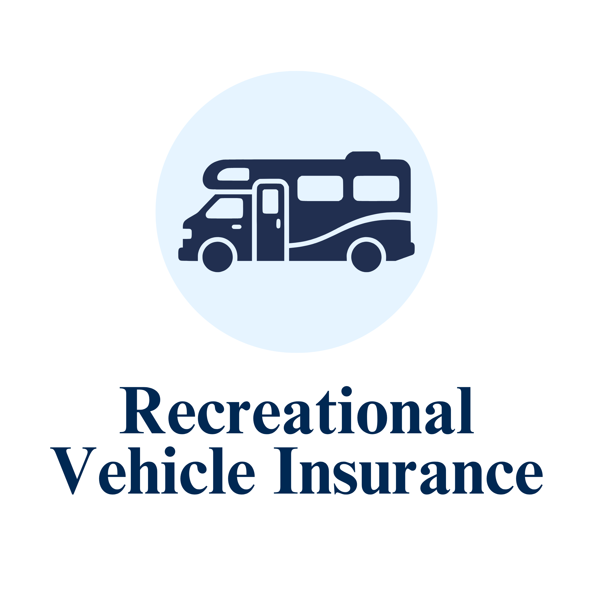 Dark blue RV Icon