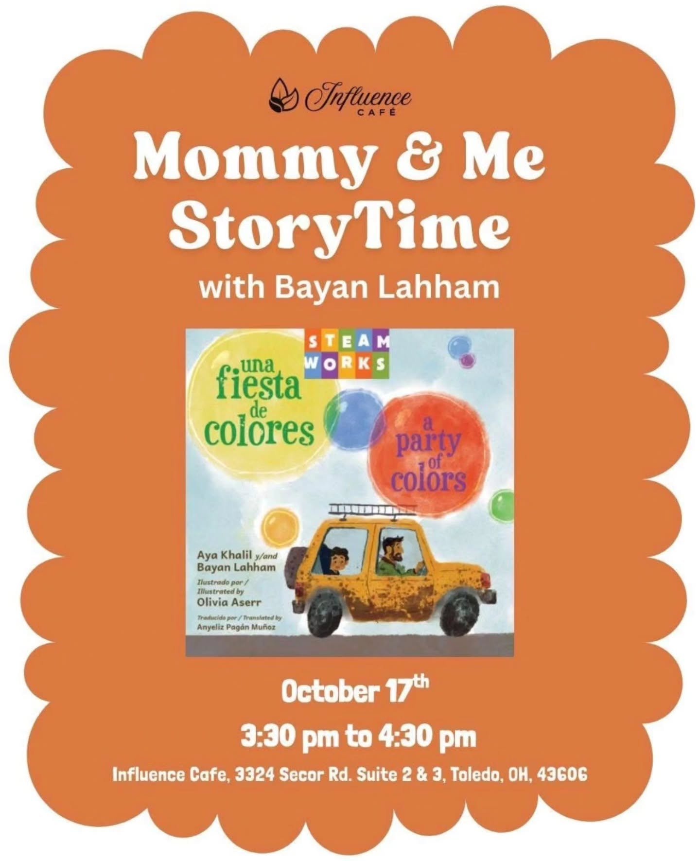 Join me this Saturday for a mommy and me storytime at @influencecafe_toledo! 
Tag a friend who has a 0-5 year old! 
See you there!!
#coffee #mommyandme #toledo #thingstodo #kids