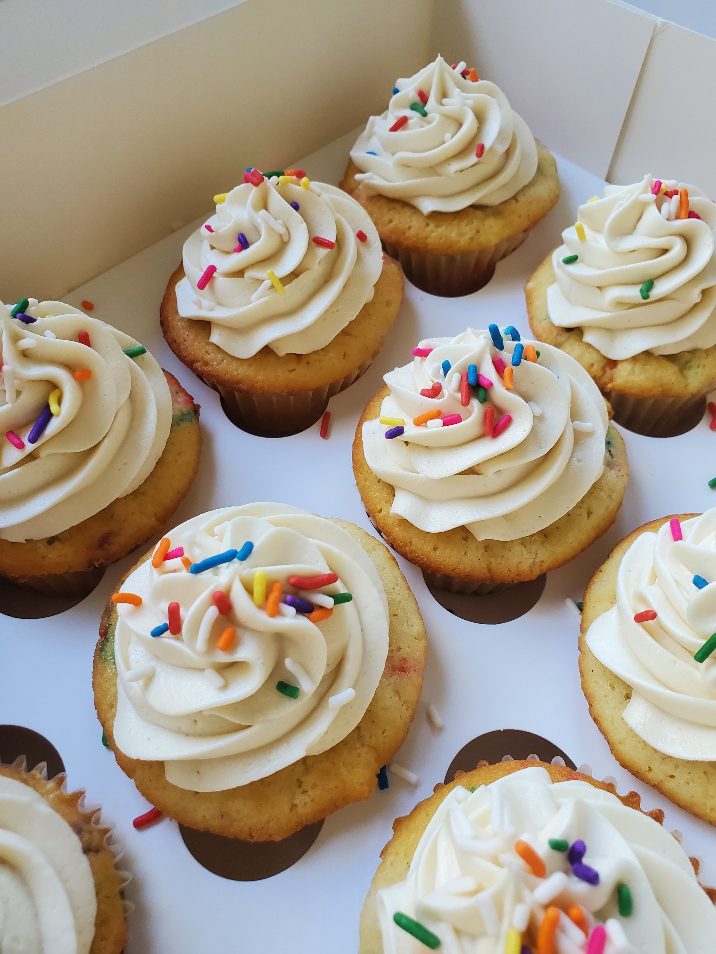 Confetti Cupcakes