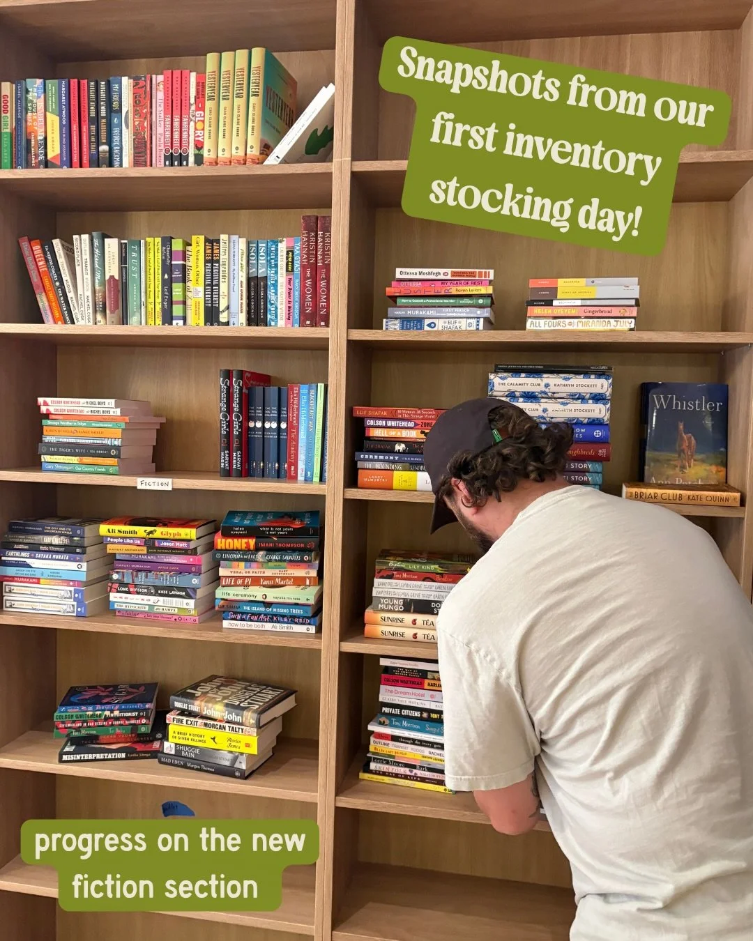 Today we finally got to crack open all those boxes (shoutout to Aiden our UPS delivery person!!) and start putting everything in the computer and on the shelves! 

Having inventory on the floor is really making the whole thing feel real; more to come