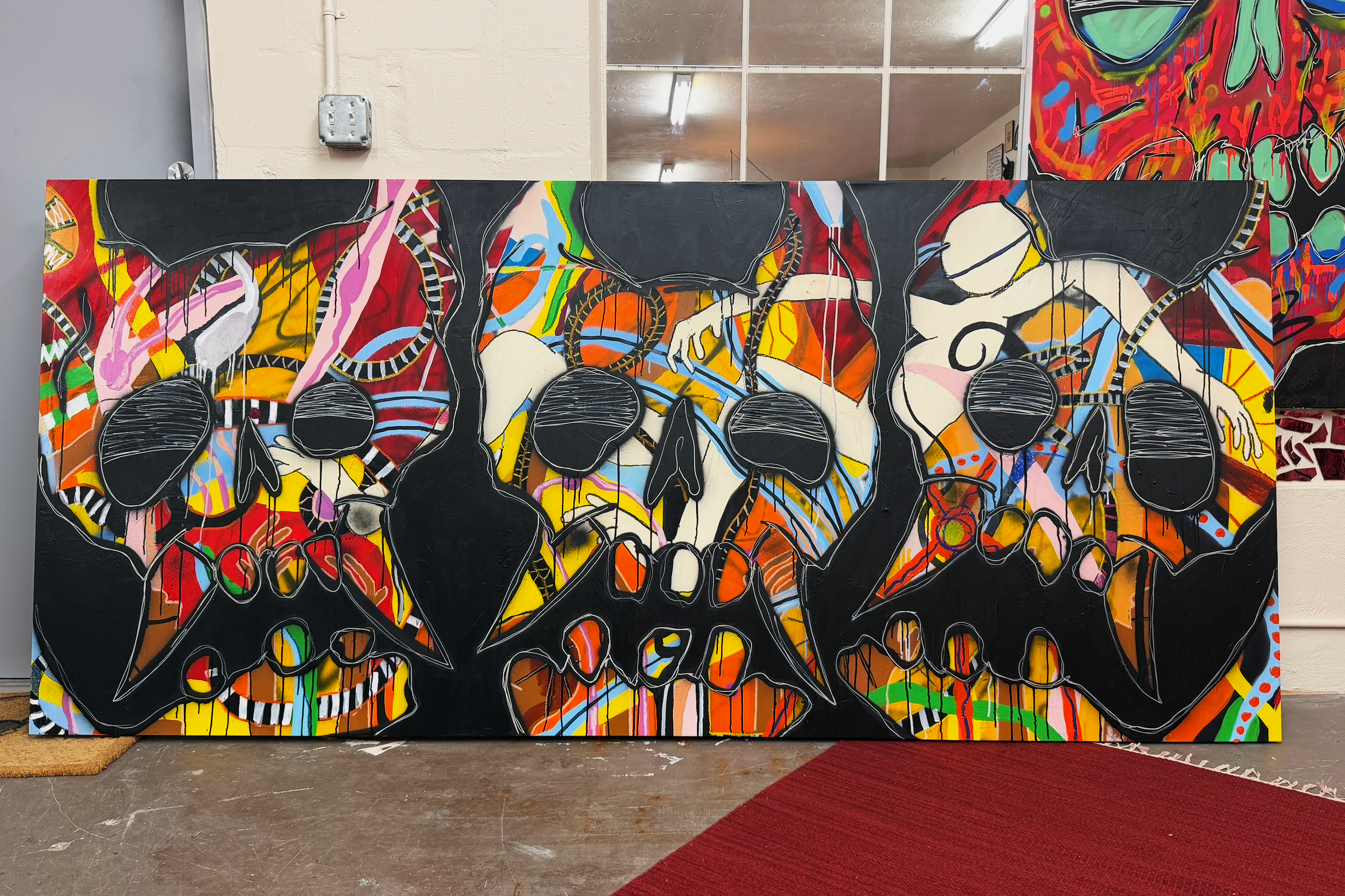 THE THREE WISE MEN 8ft 7in x 4ft