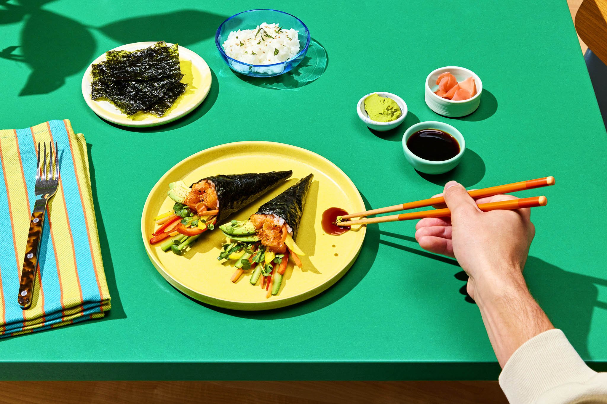 Savory food styling by Marah Abel, food stylist