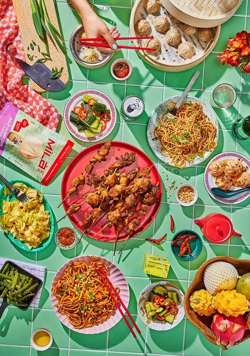 Savory food styling by Julie Hopper, food stylist