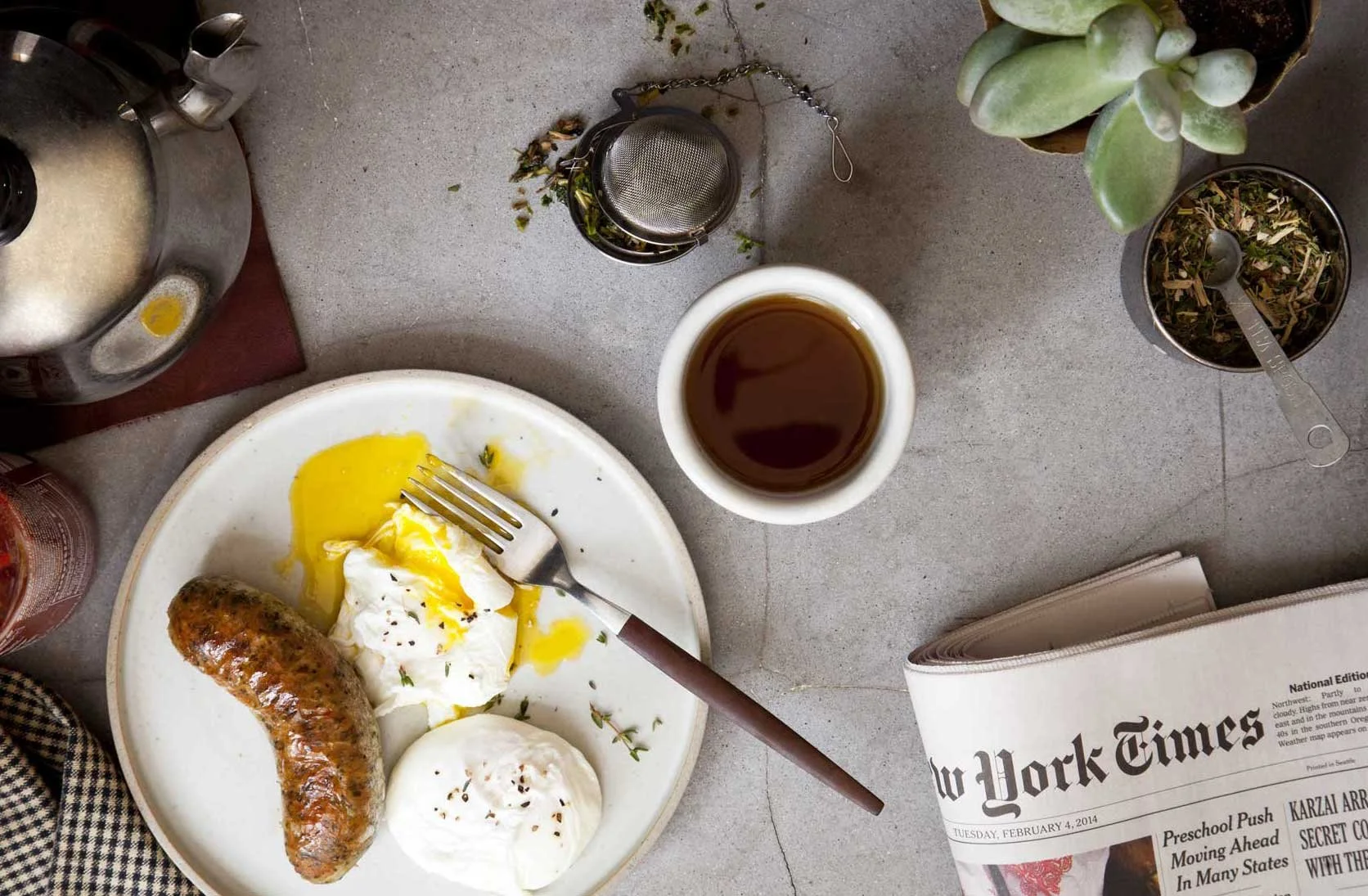 Savory food styling by Julie Hopper, food stylist