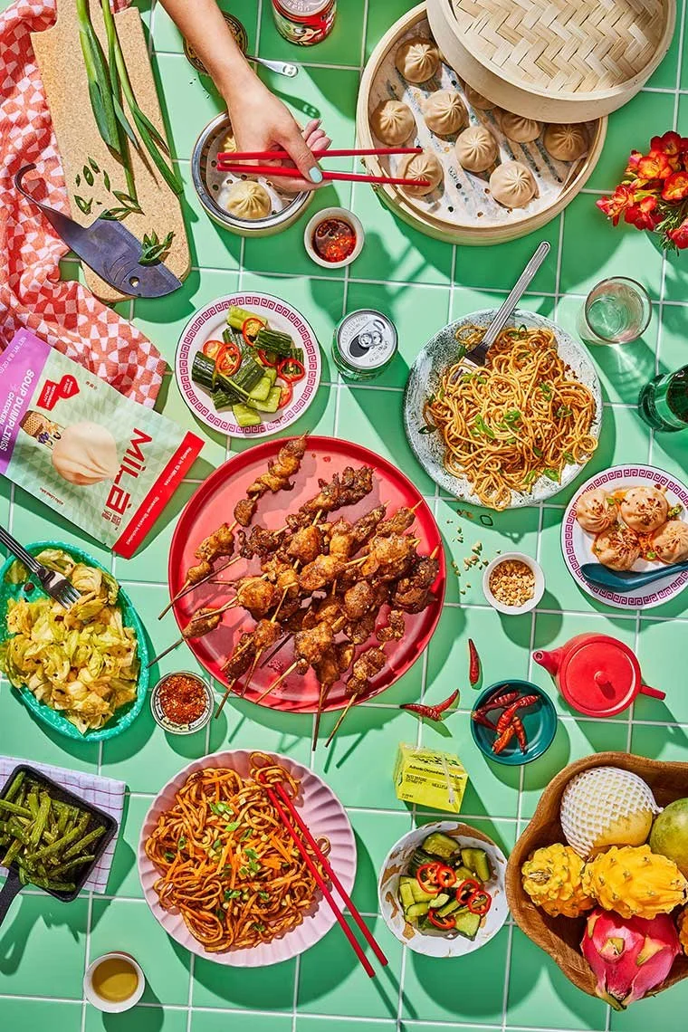 Published cookbook and editorial work by Julie Hopper, food stylist