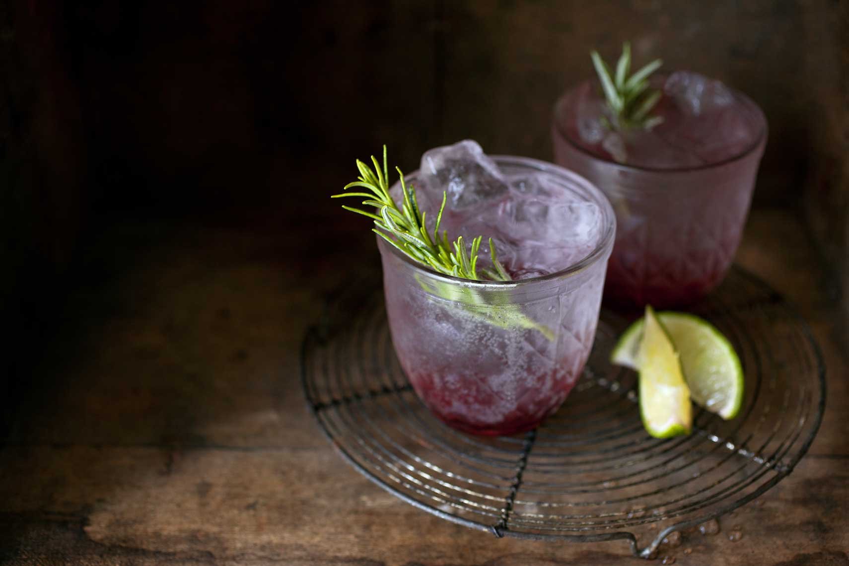 Drink and beverage styling by Julie Hopper, food stylist