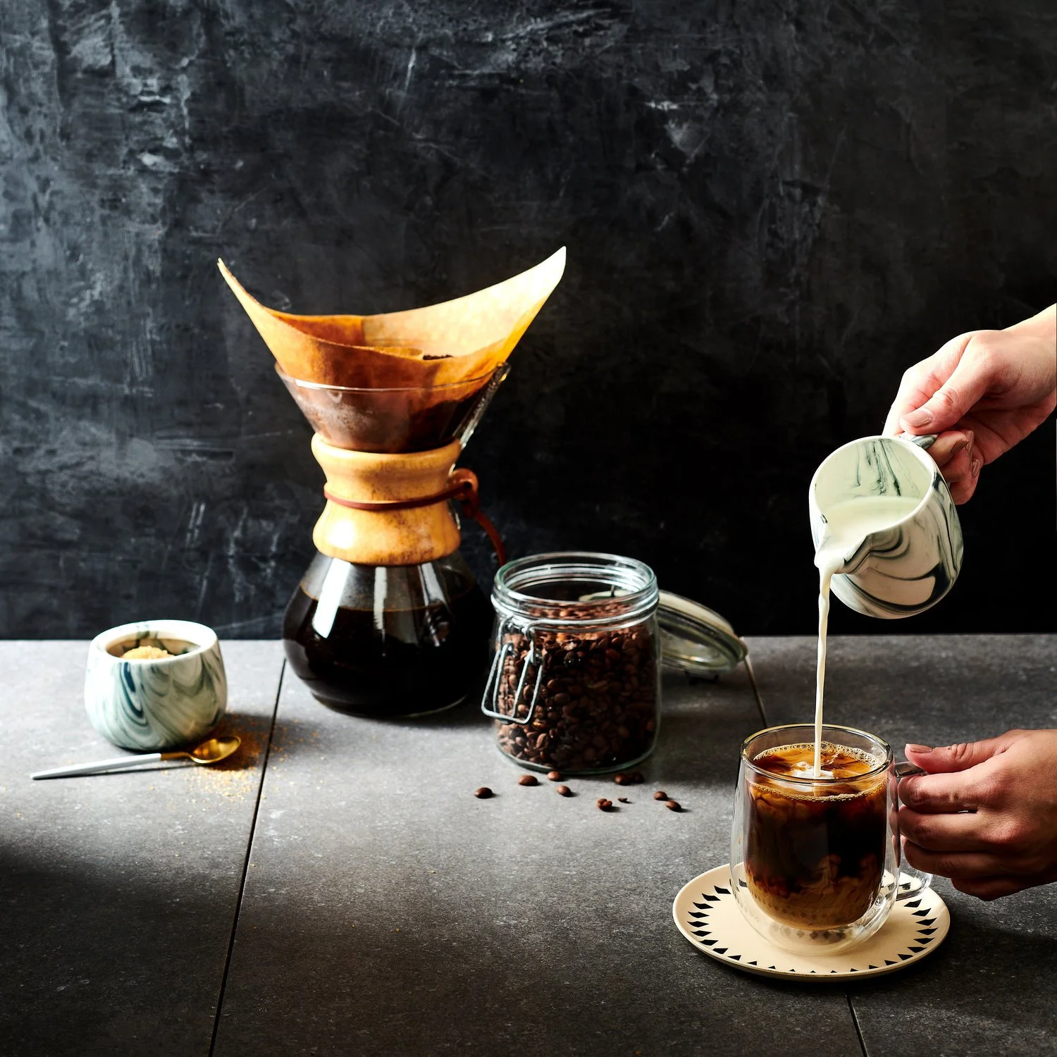 Drink and beverage styling by Nathan Carrabba, food, beverage and cosmetic stylist