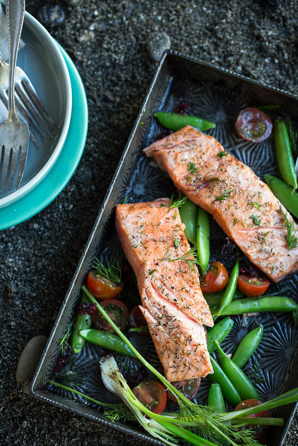 Seafood styling by Julie Hopper, food stylist