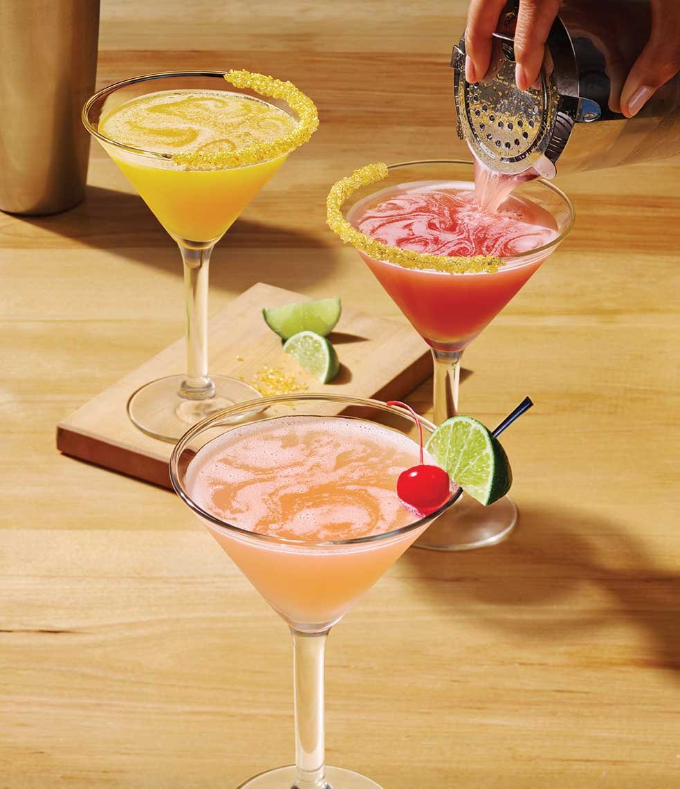 Drink and beverage styling by Skylar Edberg, food stylist