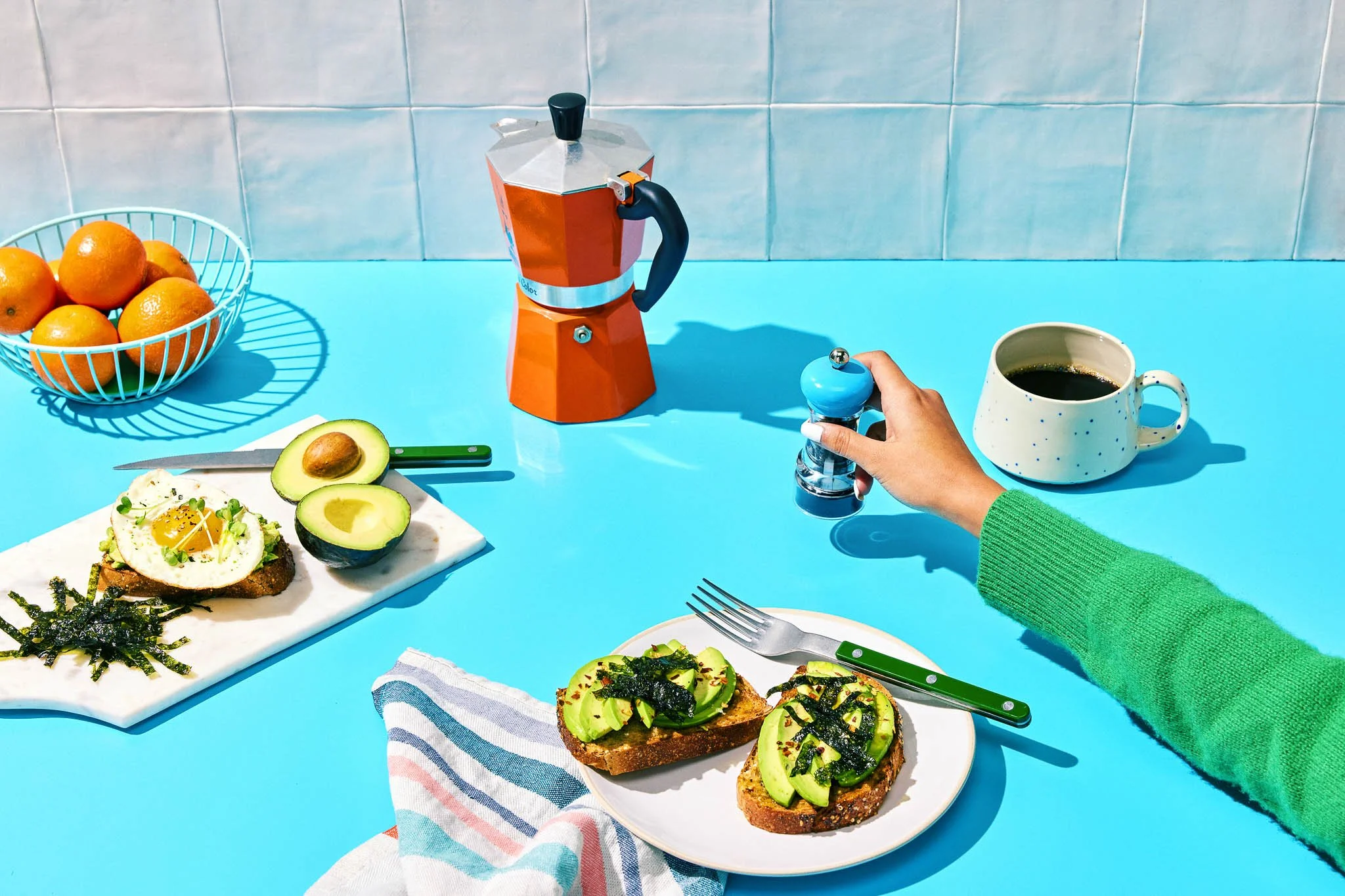 Savory food styling by Marah Abel, food stylist