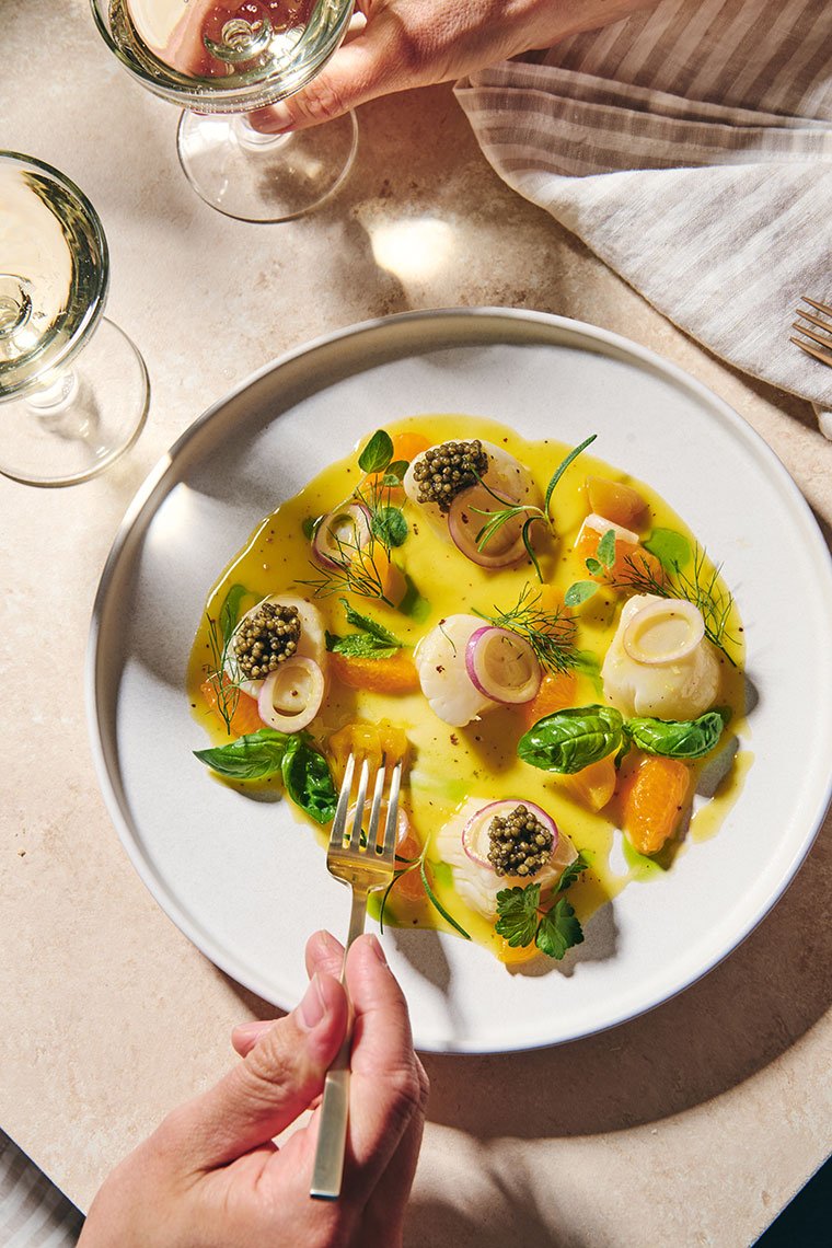 Savory food styling by Julie Hopper, food stylist