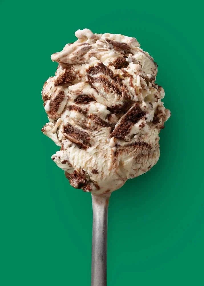 Ice cream styling by Julie Hopper, food stylist