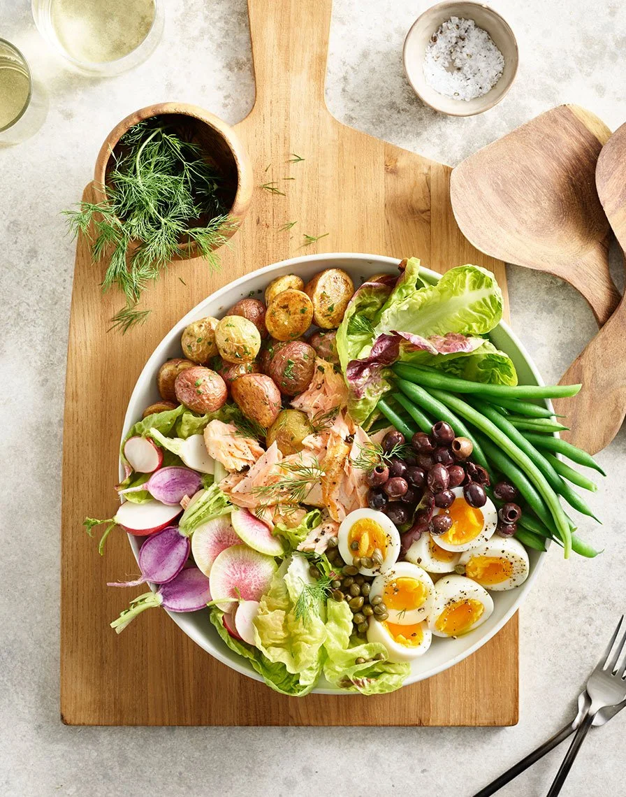 Food and beverage styling by Marah Abel, food stylist